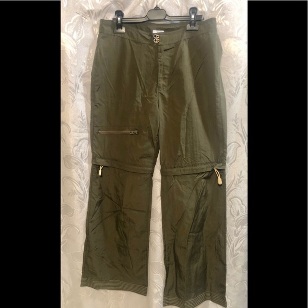 Calvin Klein Olive Nylon Pants